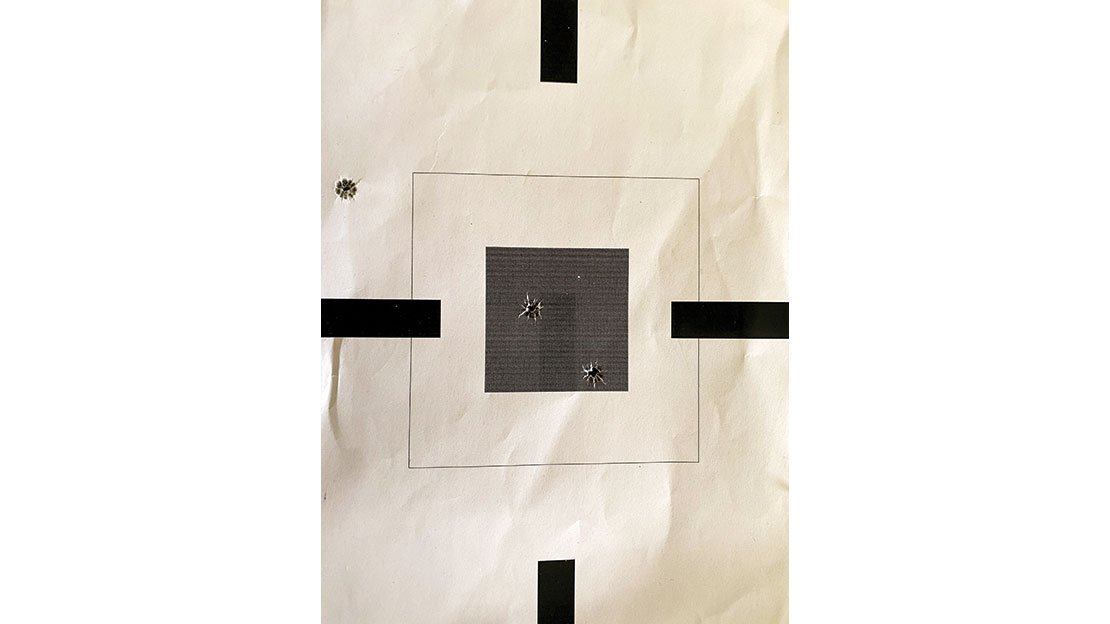 400-yard target – shooting a group on paper to verify the long-range accuracy is crucial.