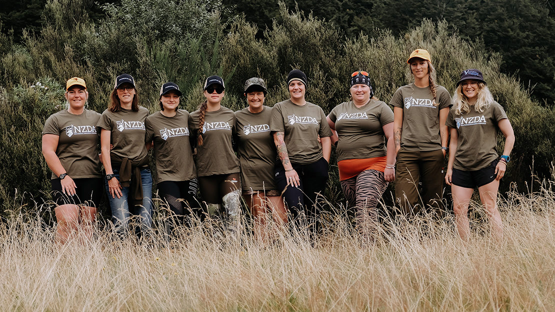 6. The line-up sporting their event tees – women of all ages and vastly different backgrounds sharing their passion for hunting.
