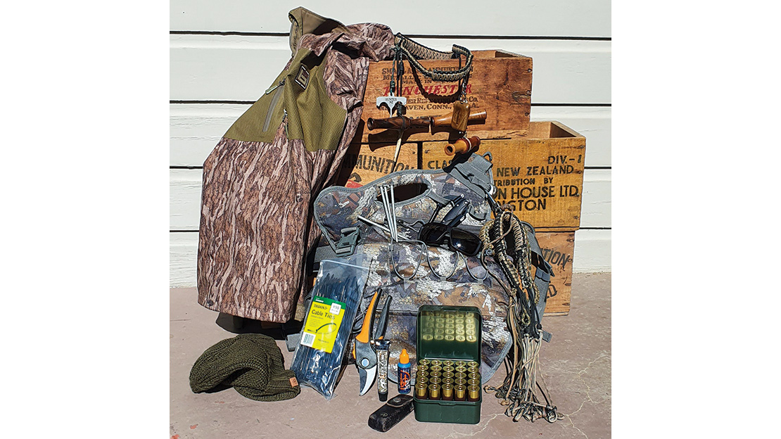 My blind bag is essential to my hunting; it carries everything I need to hunt effectively.