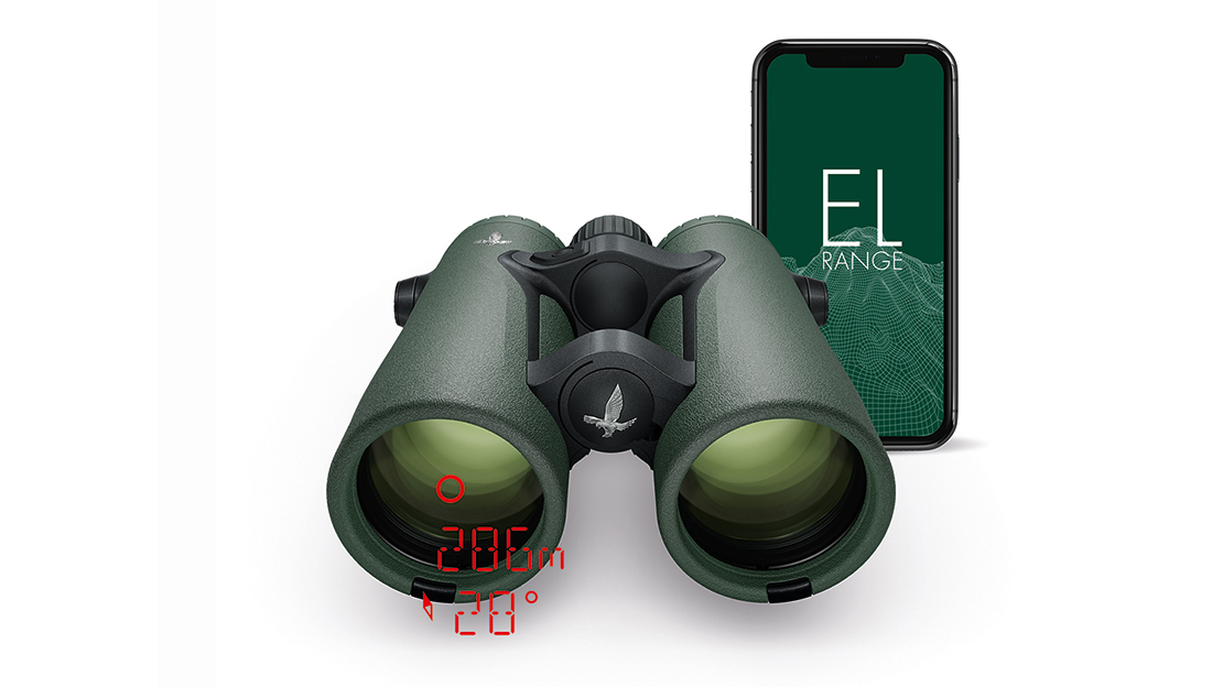 The New EL range Binocular now includes the use of a smartphone app.