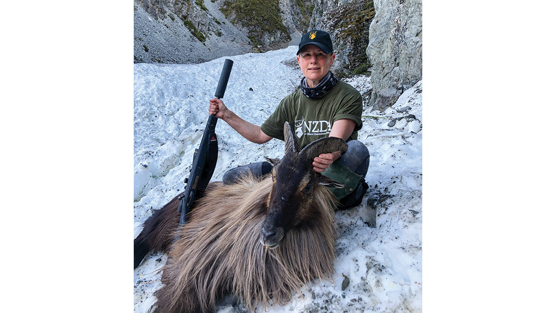 The bonus shot. A meat animal surprises with yet another set of trophy horns. Shot with a .243 at 250m.