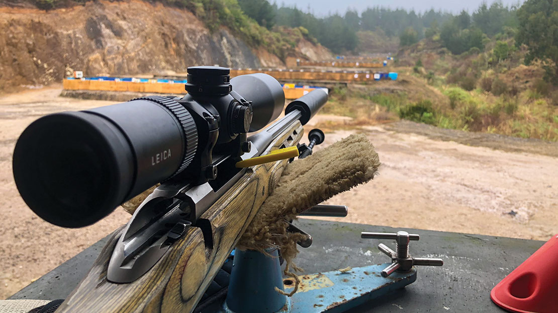 Make sure before going to the range that you have everything, have bore sighted and all rifle set-up is checked. Make sure your target is big enough to catch the sometimes-wide shots that can occur in the initial zeroing process.