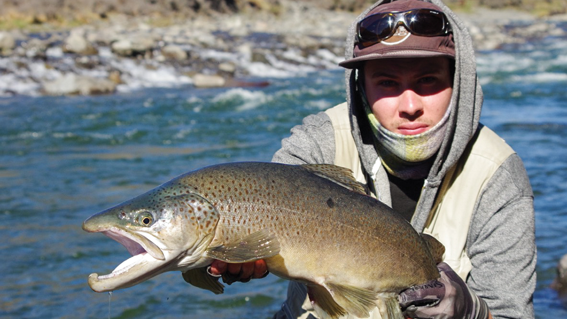 My first ever trophy trout – a moment to remember.