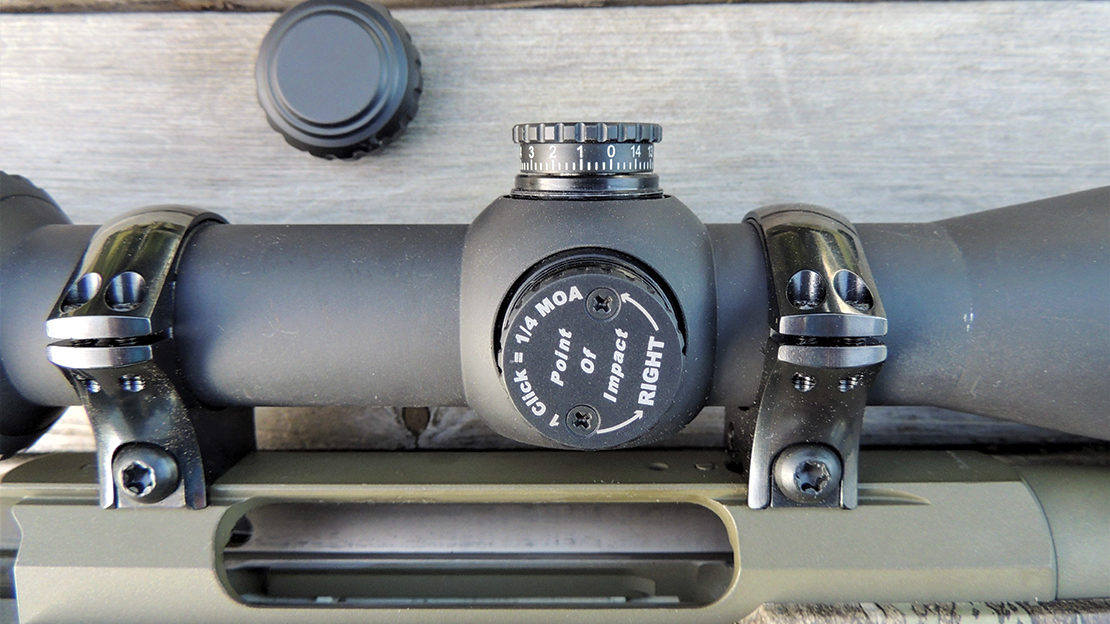 The Steiner GS3 is a quality scope with accurate adjustments and good optics – the Optilock rings are well worth the extra dollars.