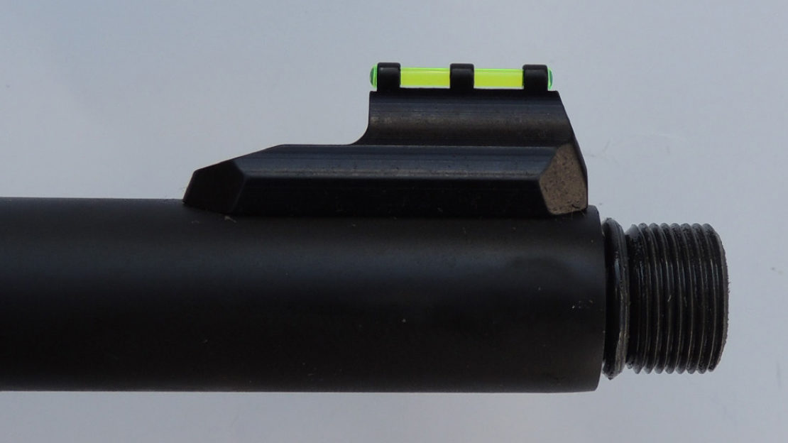 The threaded muzzle has an O-Ring to help keep your suppressor on tight